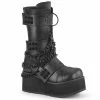 Demonia Shoes TRASHVILLE-138 Demonia Shoe Gothic Boot With Chains