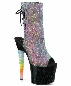 Halloween Costume Footwear UNICORN-1018G Pleaser Shoes Clearance Unicorn Heel Bootie