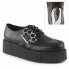 V-CREEPER-516 Demonia Shoes Vegan Leather Rockabilly Creeper Unisex Demonia Footwear
