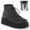 Unisex Demonia Footwear V-CREEPER-571 Demonia Shoes Creeper Bootie