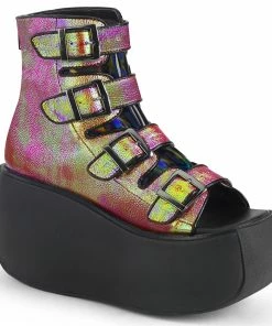 VIOLET-150 Demonia Shoes Clearance Sale Platform Bootie