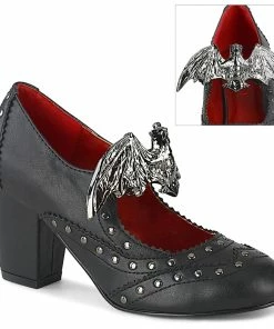 VIVIKA-32 Demonia Shoes Gothic Studded Maryjane