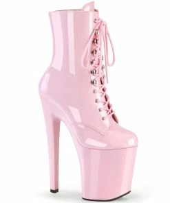 Pleaser Shoes By Pleaser USA XTREME-1020 Pleaser Shoes Baby Pink 8 Inch Exotic Dancer Shoes