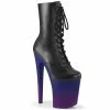 Booties And Ankle High Boots XTREME-1020BP Pleaser Shoes Platform Stripper Boots
