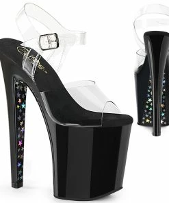 Pleaser Shoes By Pleaser USA 8 Inch Heels XTREME-808CHS Pleaser Shoes 8 Inch Exotic Dancer SHoes